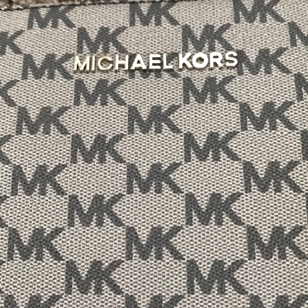 Michael Kors Monogrammed Dome Crossbody Bag - Picture 5 of 6